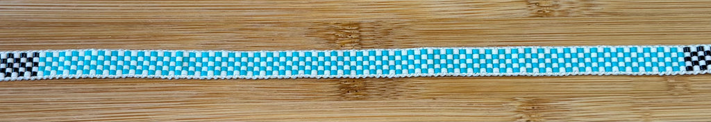 Color Block Mini Checkers Hatband