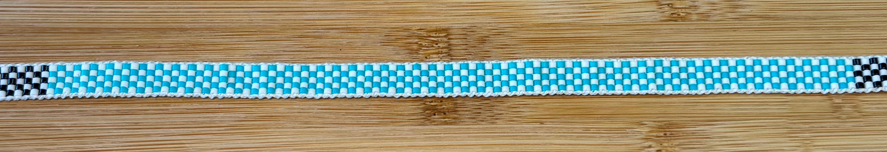 Color Block Mini Checkers Hatband