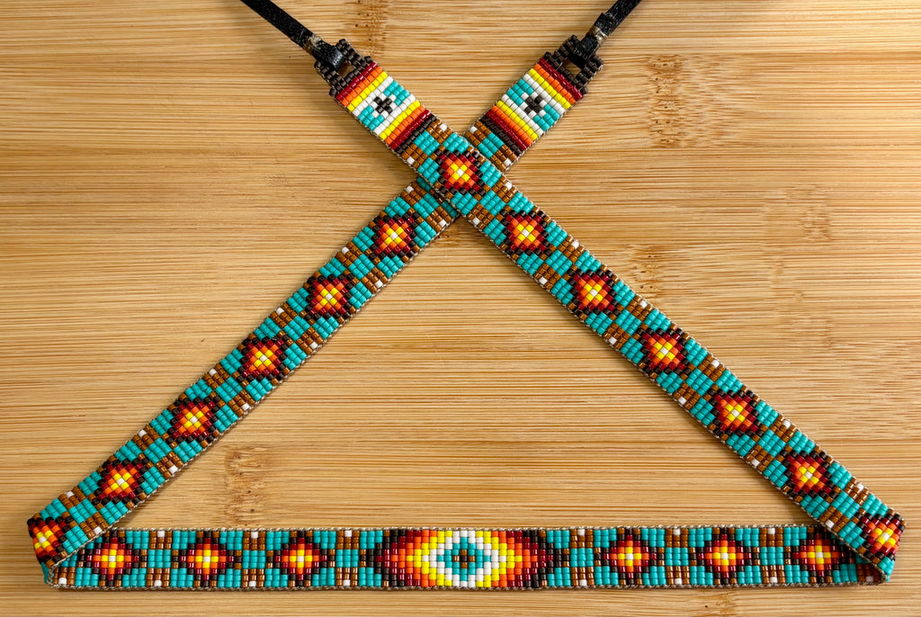 Fire Diamonds Hatband in Turquoise