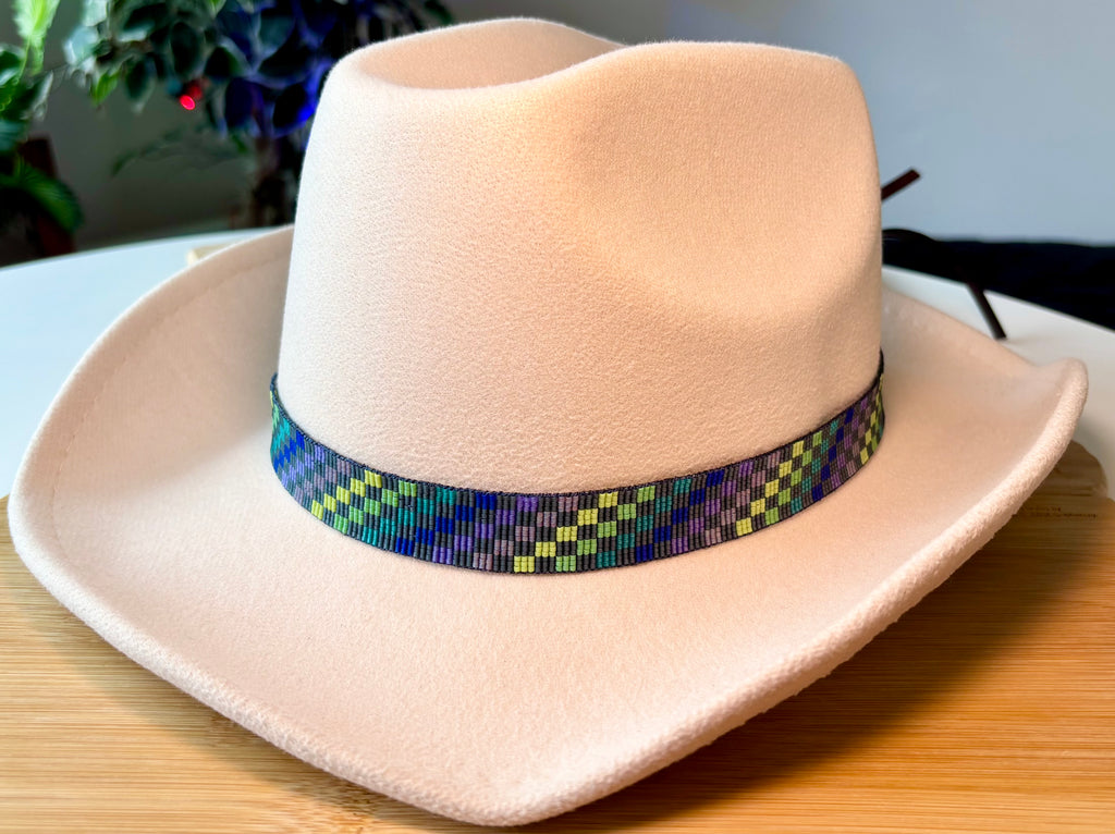 Checkered Prism Hatband