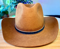 Blue Bugle Bead Hatband