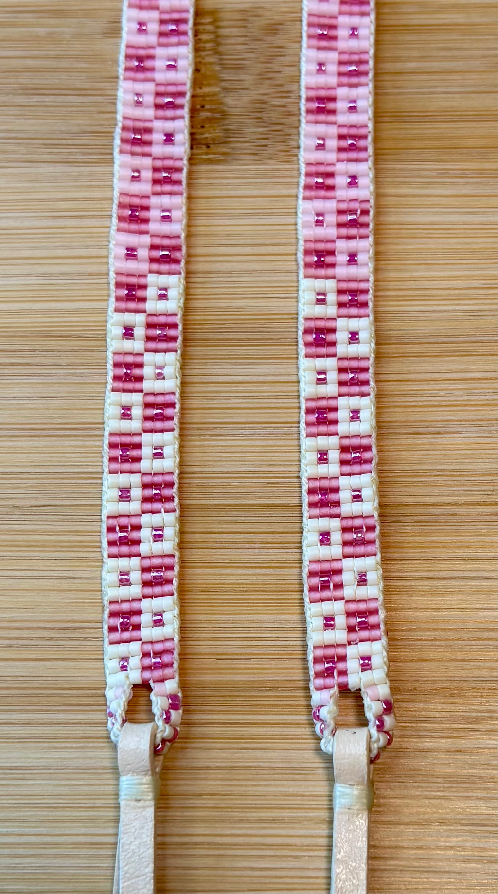 Pink Checkers Hatband