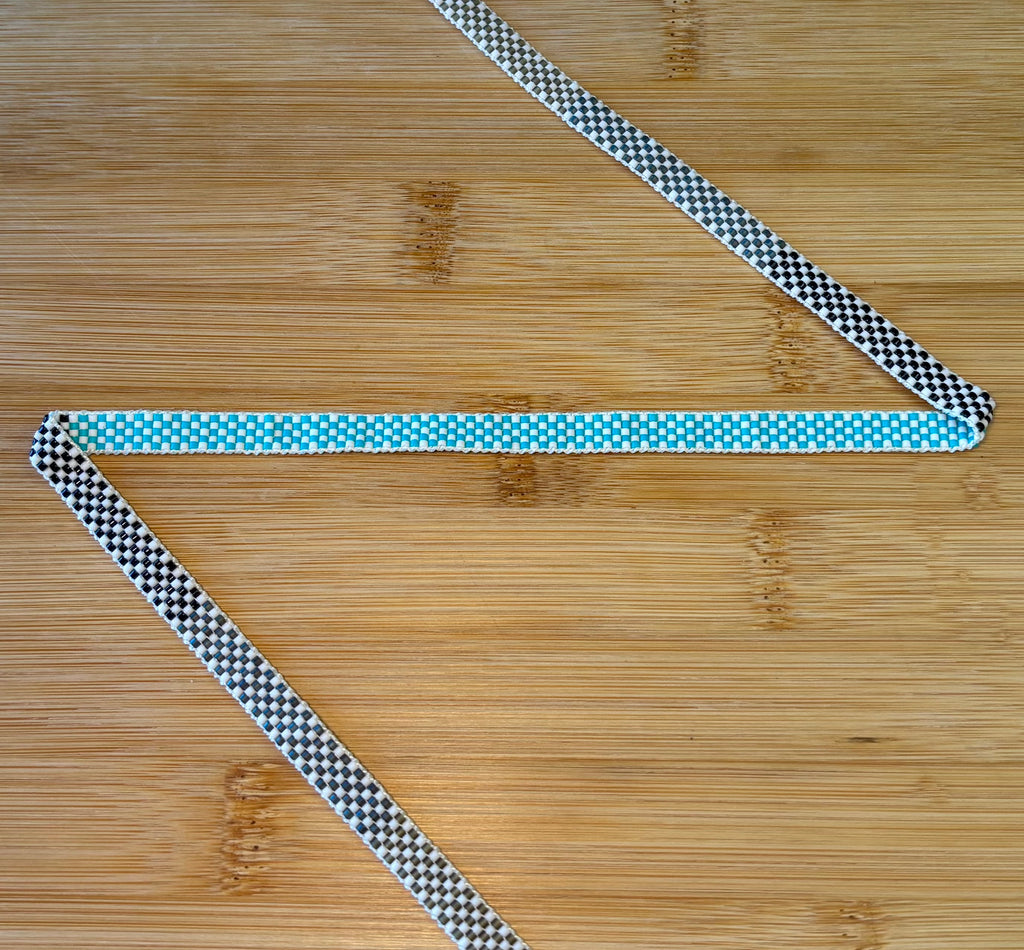 Color Block Mini Checkers Hatband
