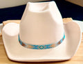 Earth and Sky Color Fading Chevron Pattern Hatband