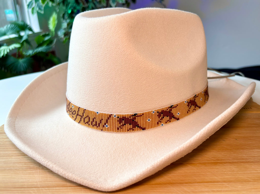 Yeehaw Bucking Bronco Hatband