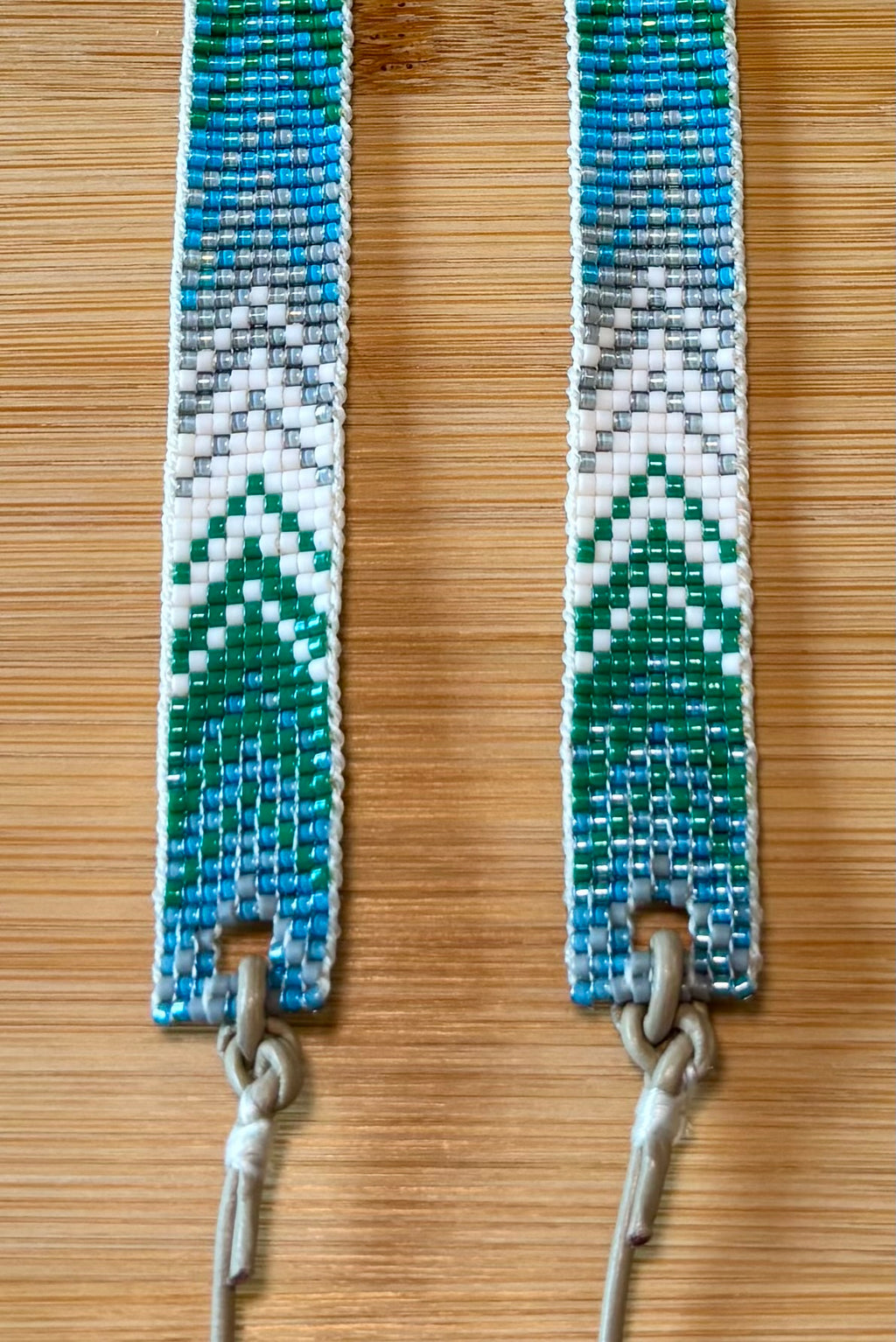 Color Fading Chevron Pattern Hatband