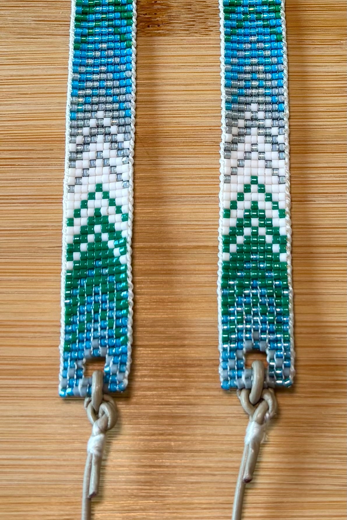 Color Fading Chevron Pattern Hatband