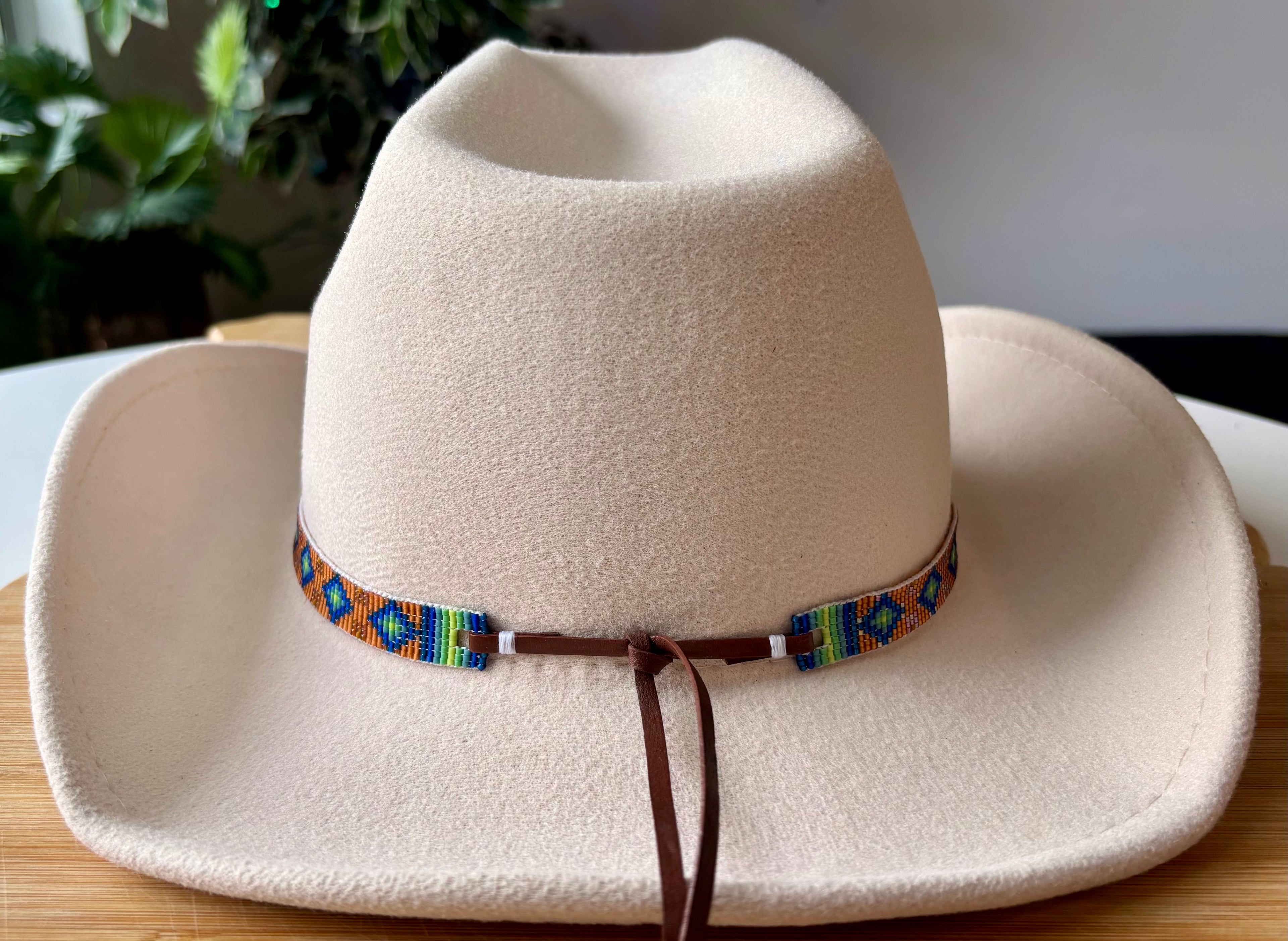 Blue Fire Diamonds Hatband