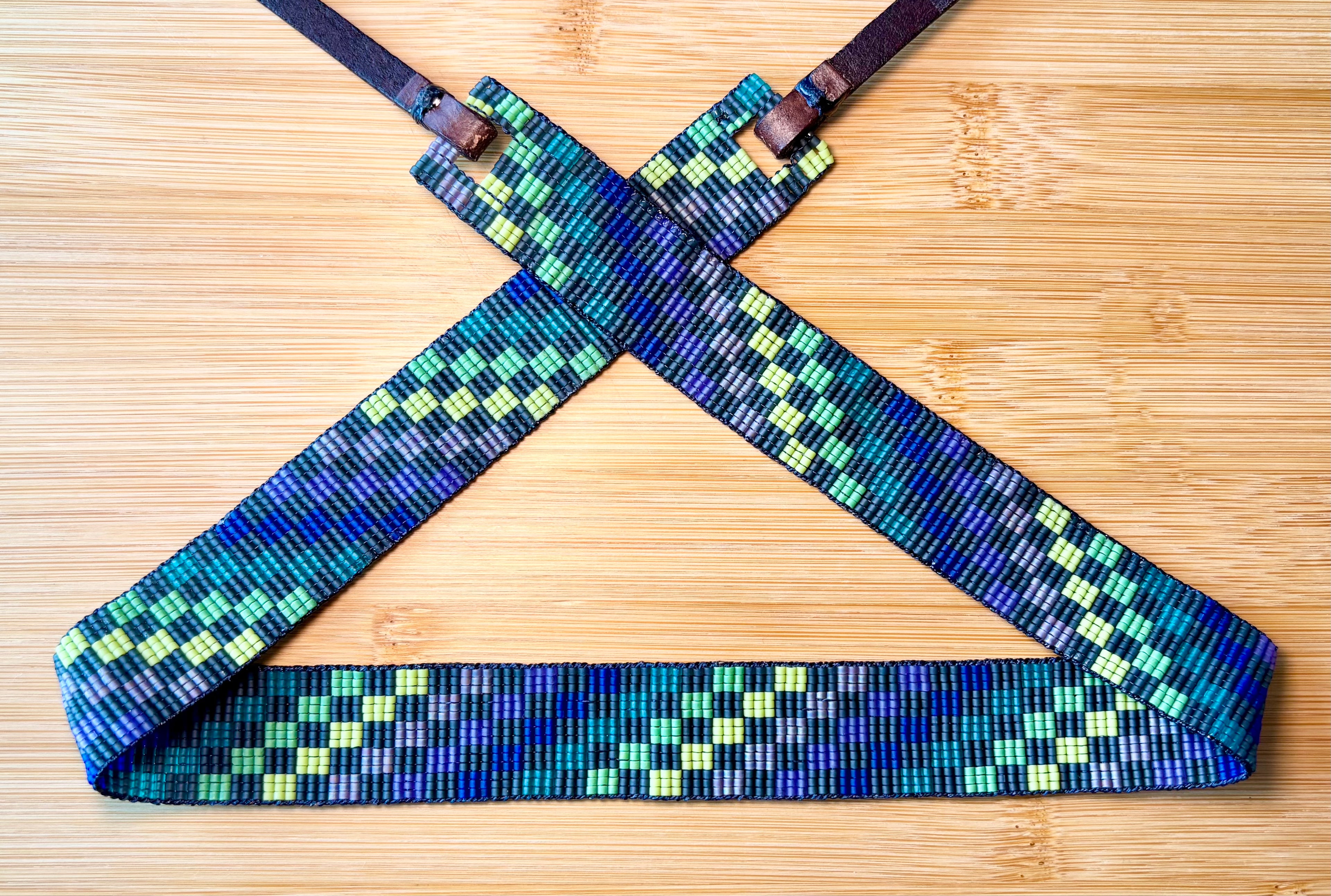 Checkered Prism Hatband