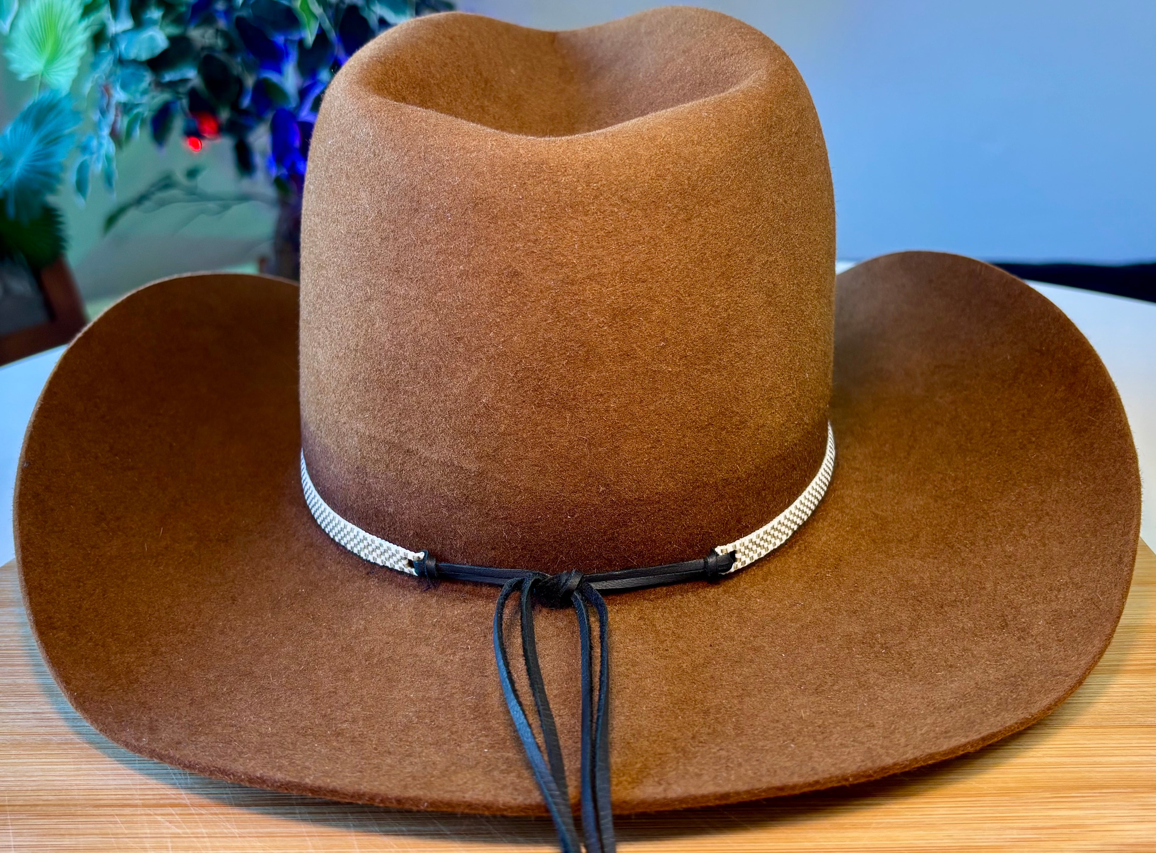 Color Block Mini Checkers Hatband