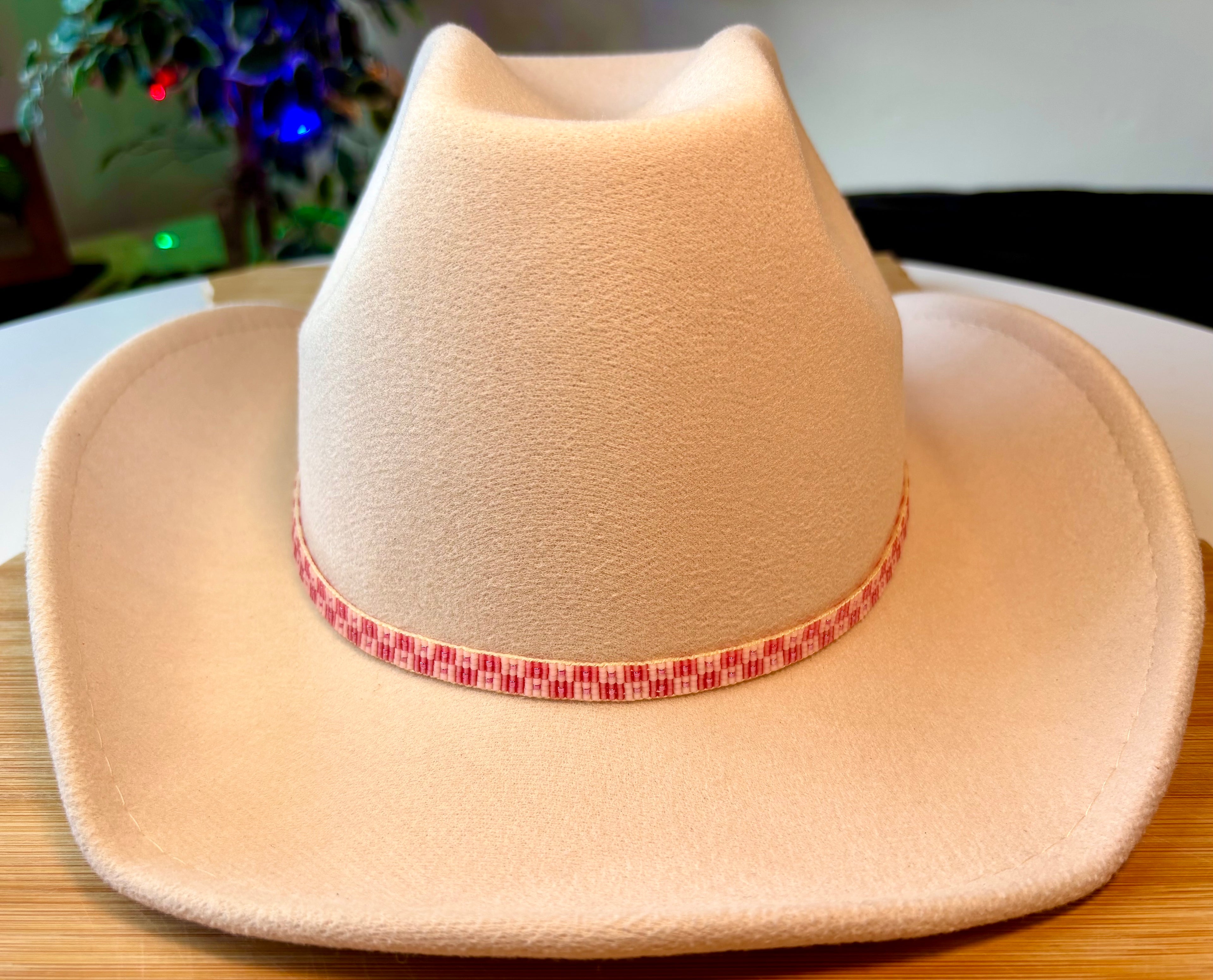Pink Checkers Hatband