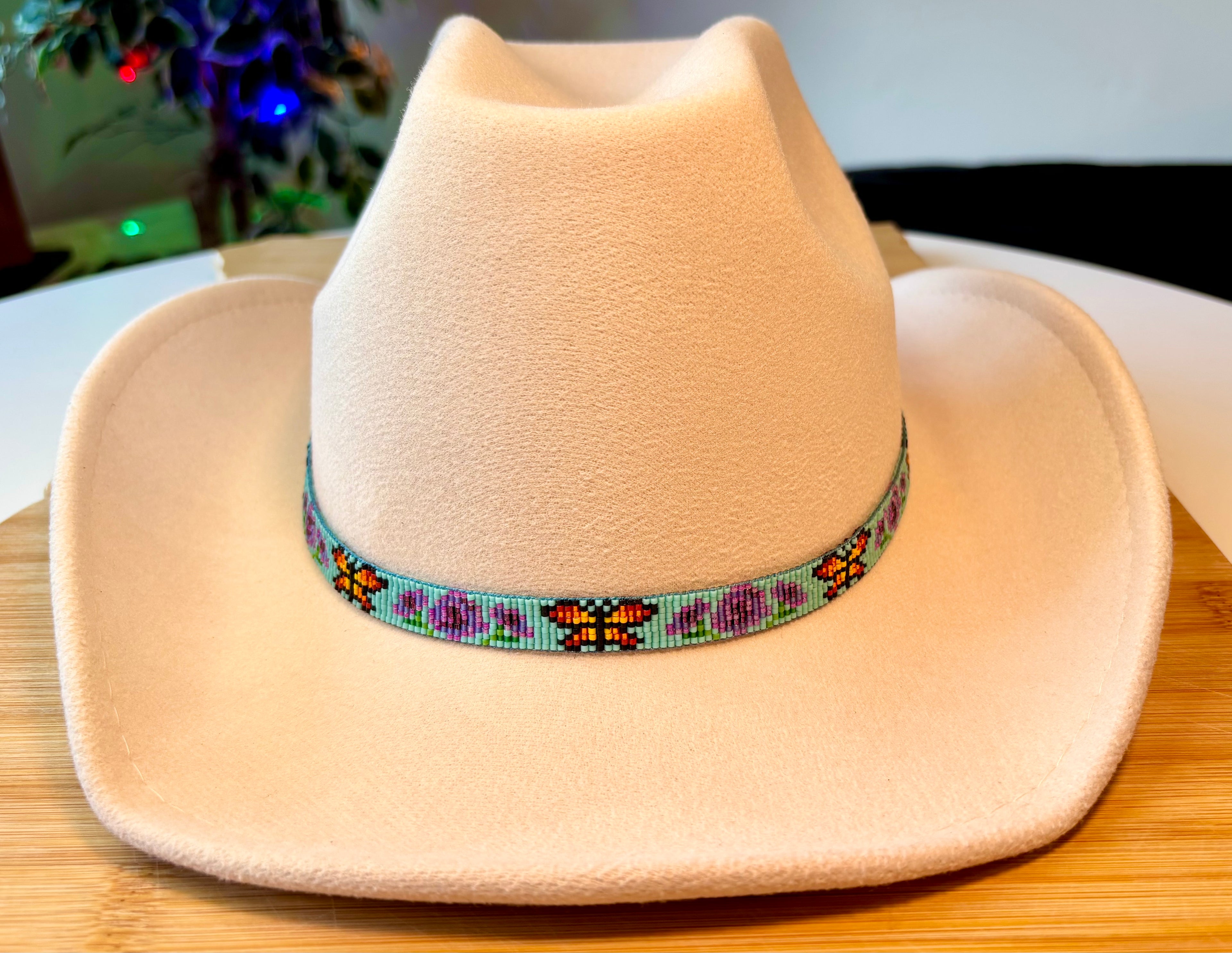 Butterflies and Flowers Hatband