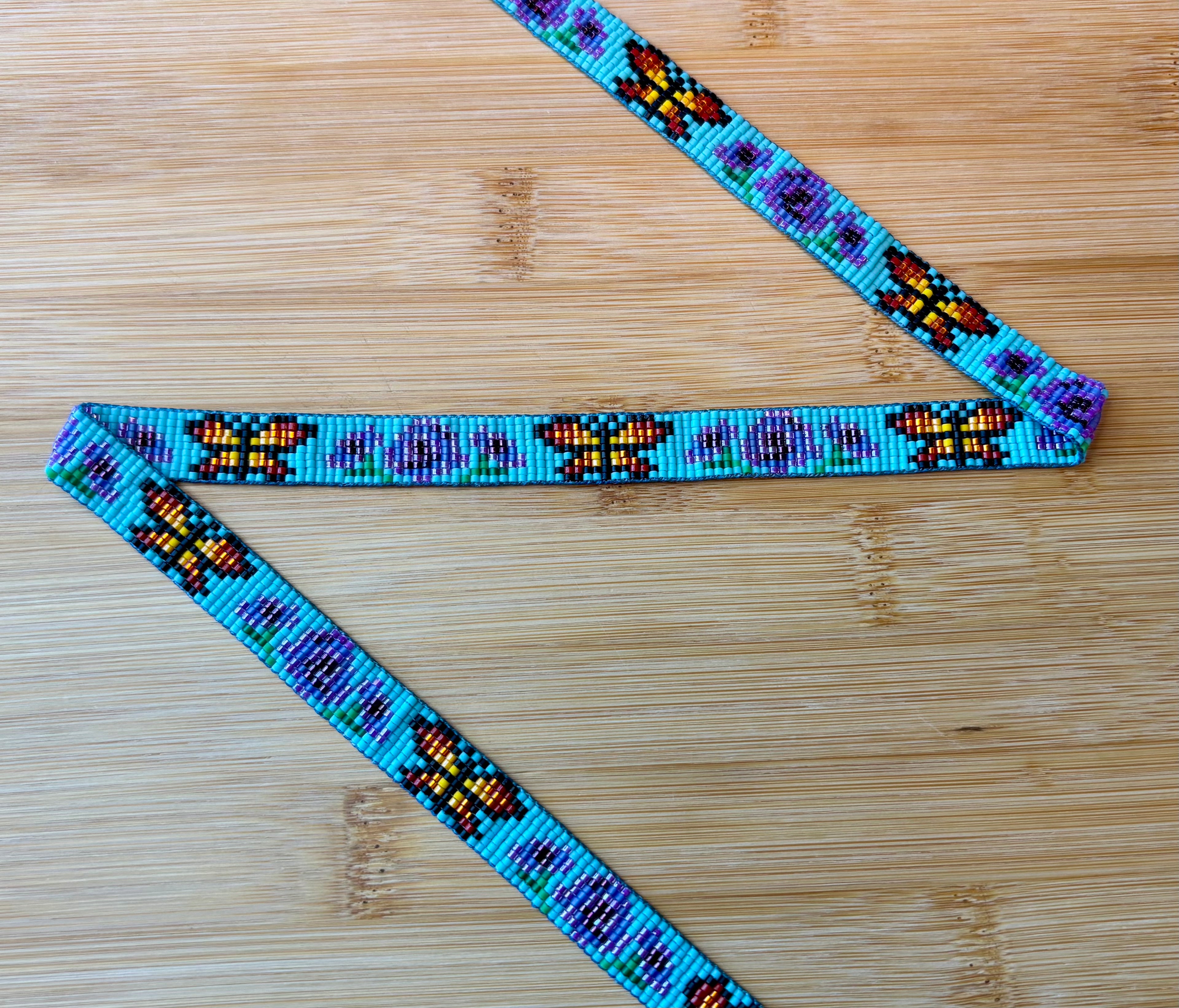 Butterflies and Flowers Hatband