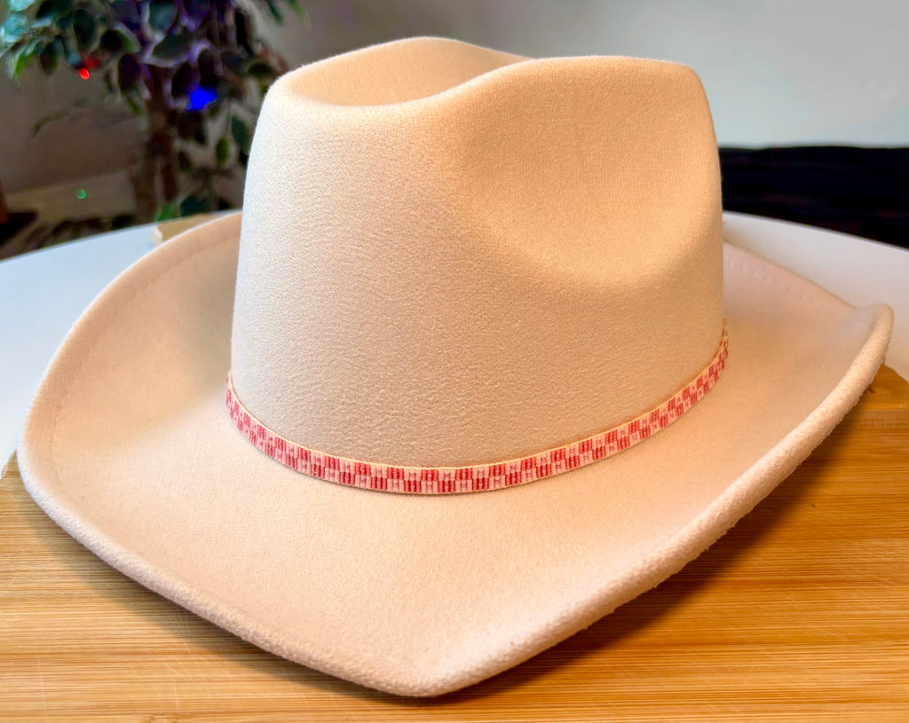 Pink Checkers Hatband