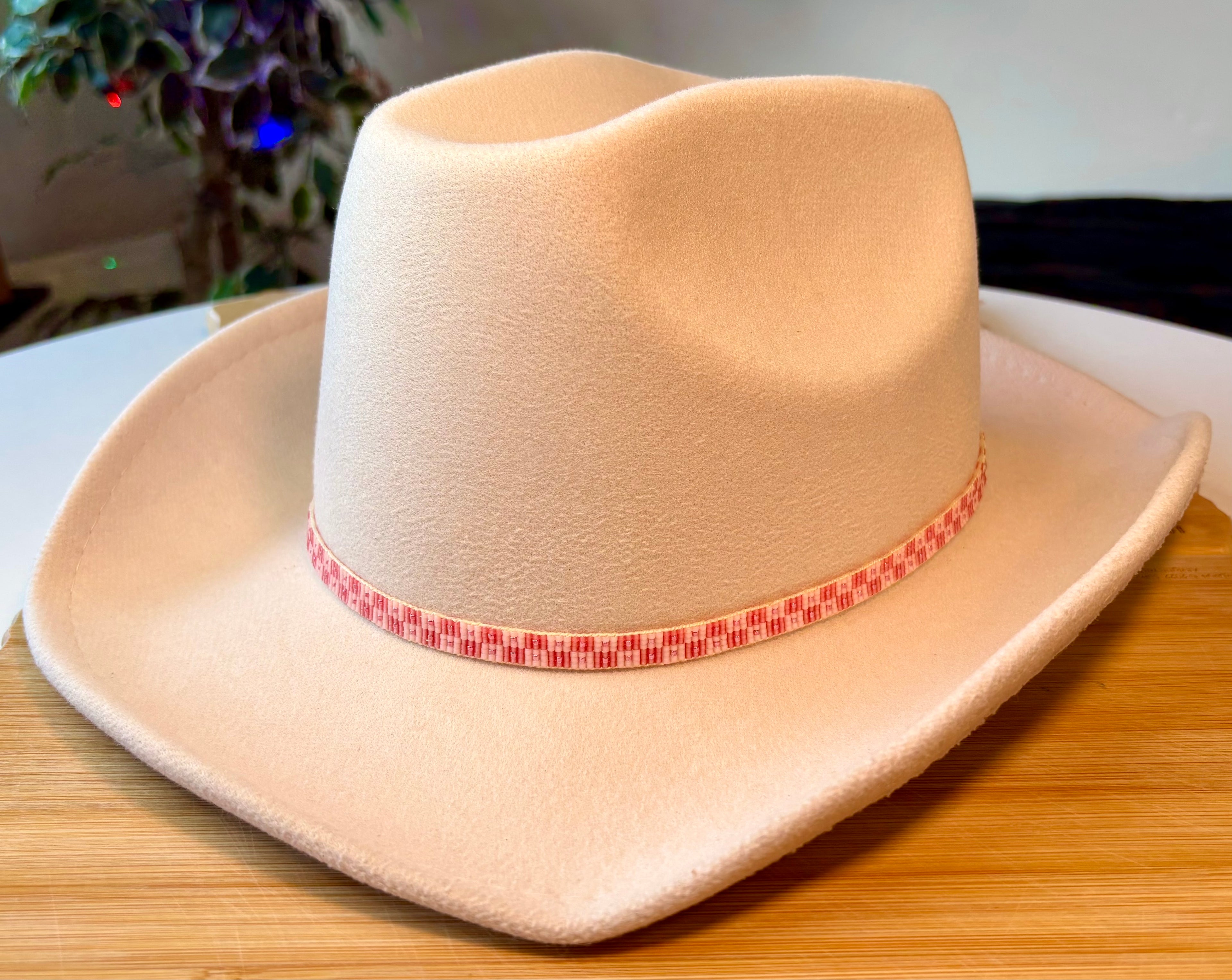 Pink Checkers Hatband