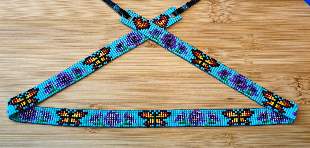 Butterflies and Flowers Hatband