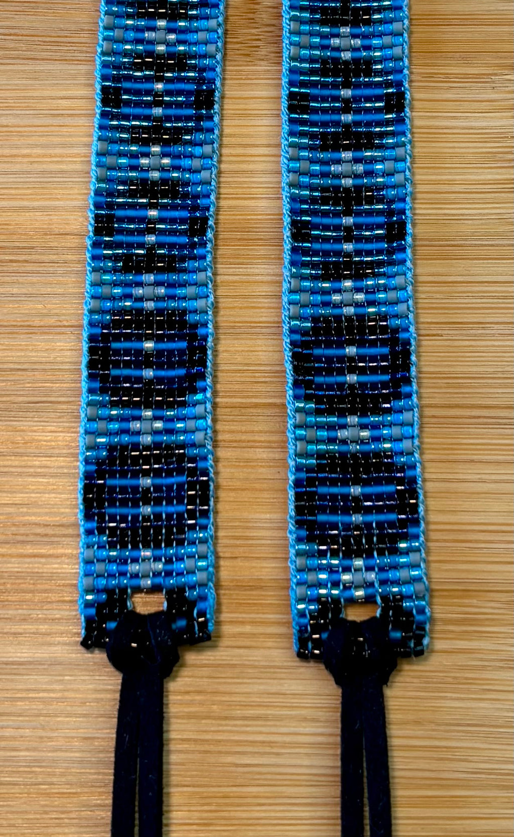 Blue Snake Skin Pattern Hatband