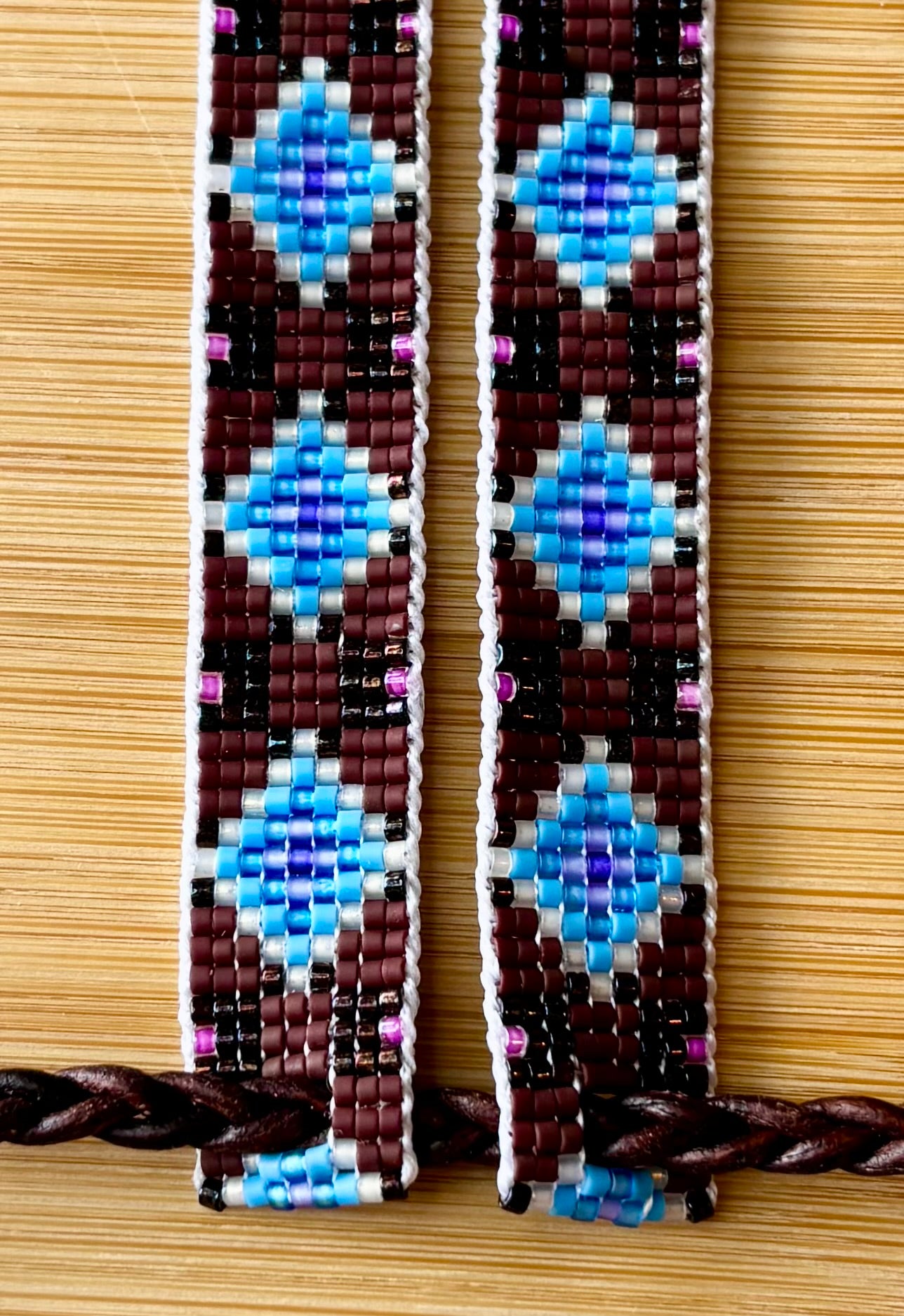 Light Blue Fire Diamonds Hatband
