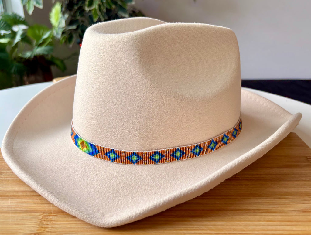 Blue Fire Diamonds Hatband
