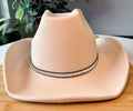 Silver Bugle Bead Hatband