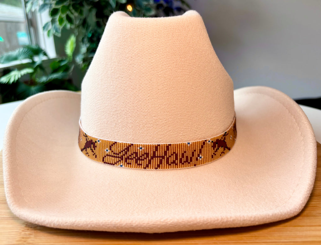 Yeehaw Bucking Bronco Hatband