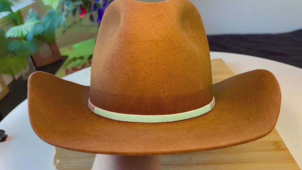 Color Block Mini Checkers Hatband