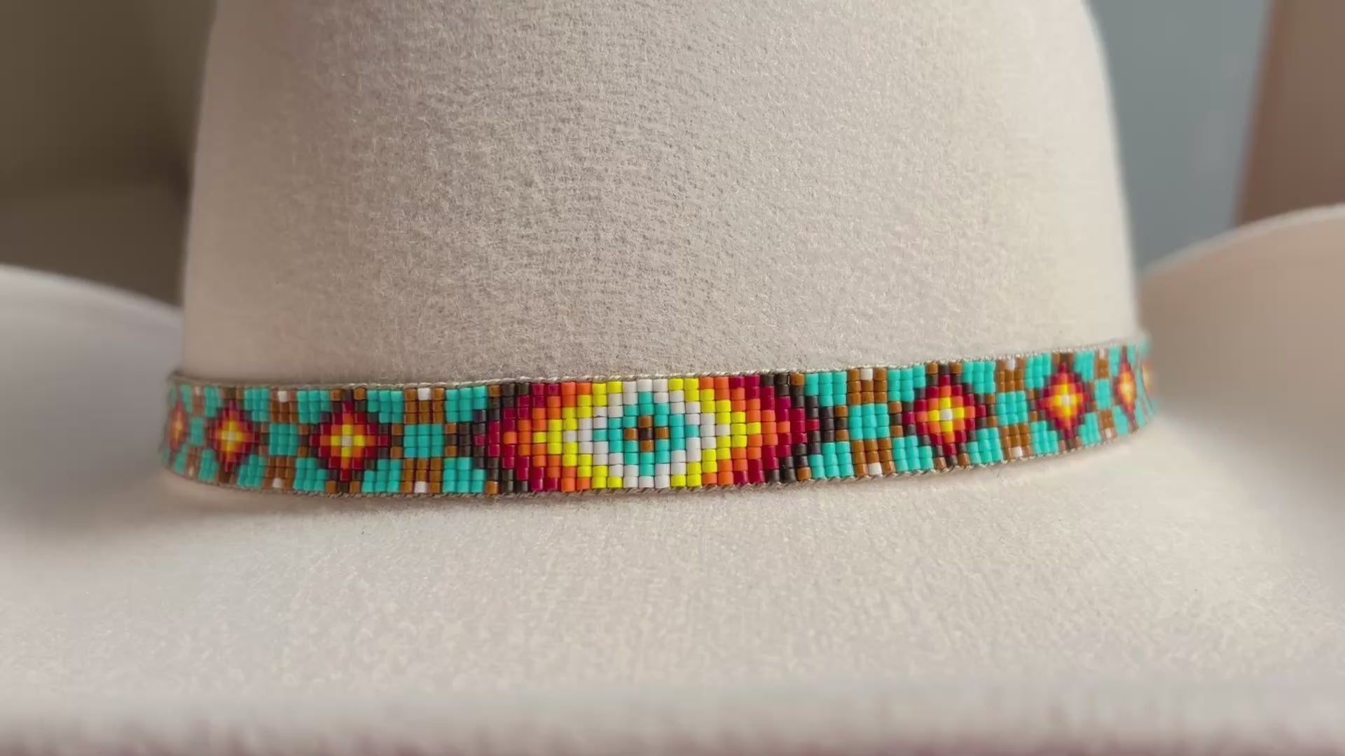 Fire Diamonds Hatband in Turquoise