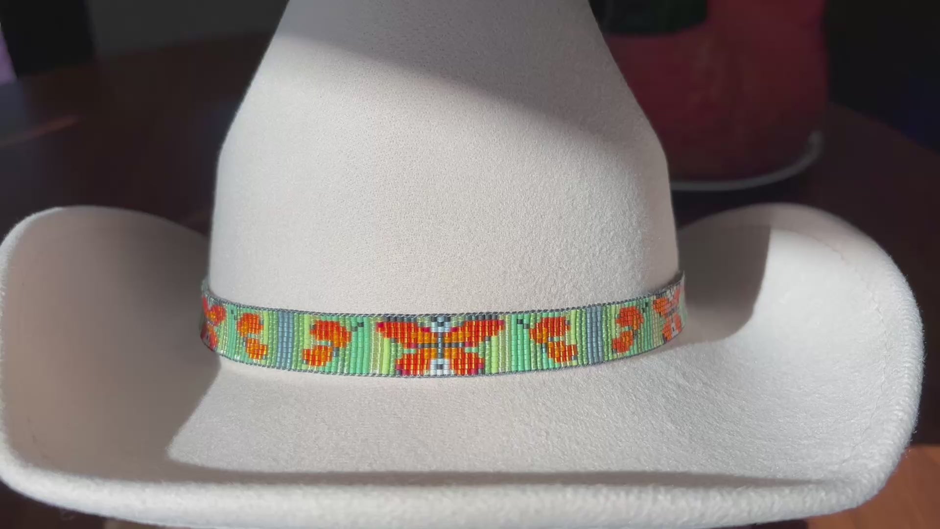 Striped Butterfly Hatband