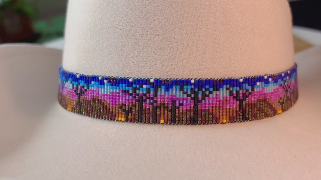 Scenic Desert Sunset Hatband