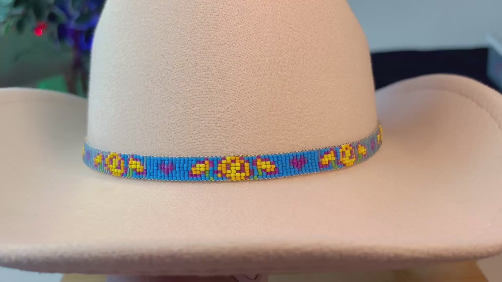 Sunset Roses Hatband