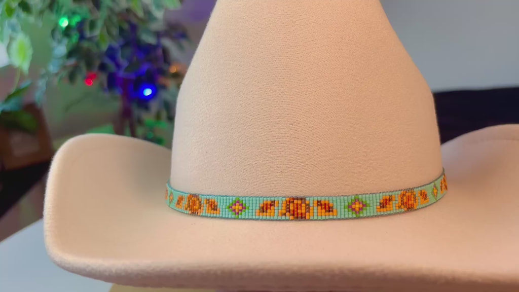 Desert Roses Hatband